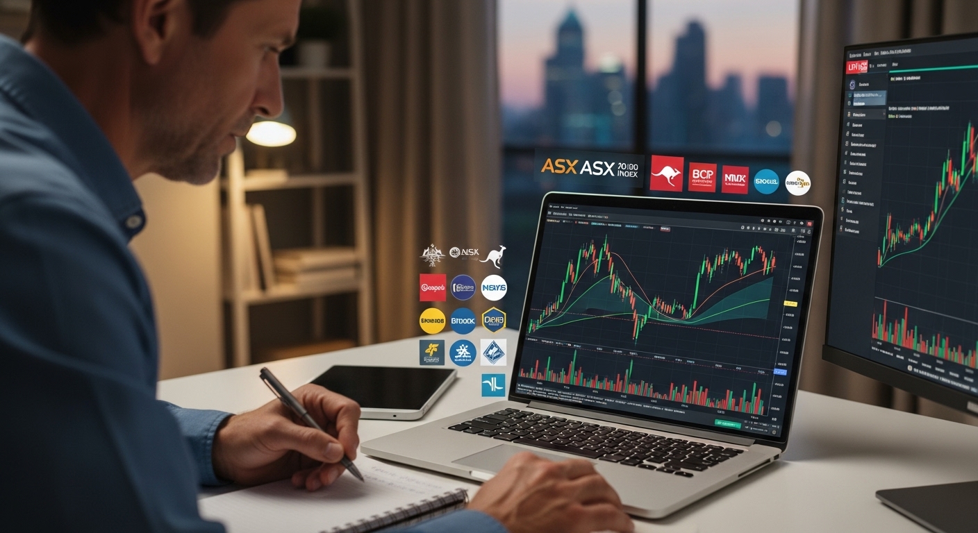 ASX 200 index chart and performance analysis.