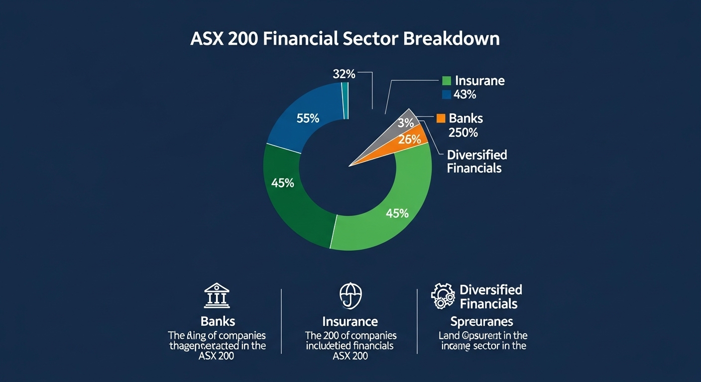 ASX 200 financial sector composition
