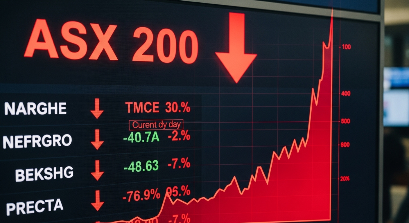 ASX Plunge Today with sharp market drop.