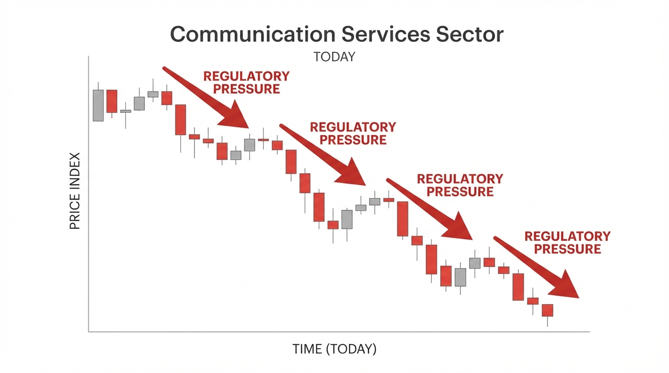 Section 230 legal threat market snapshot showing today's trends and percentage changes across Meta and Google.